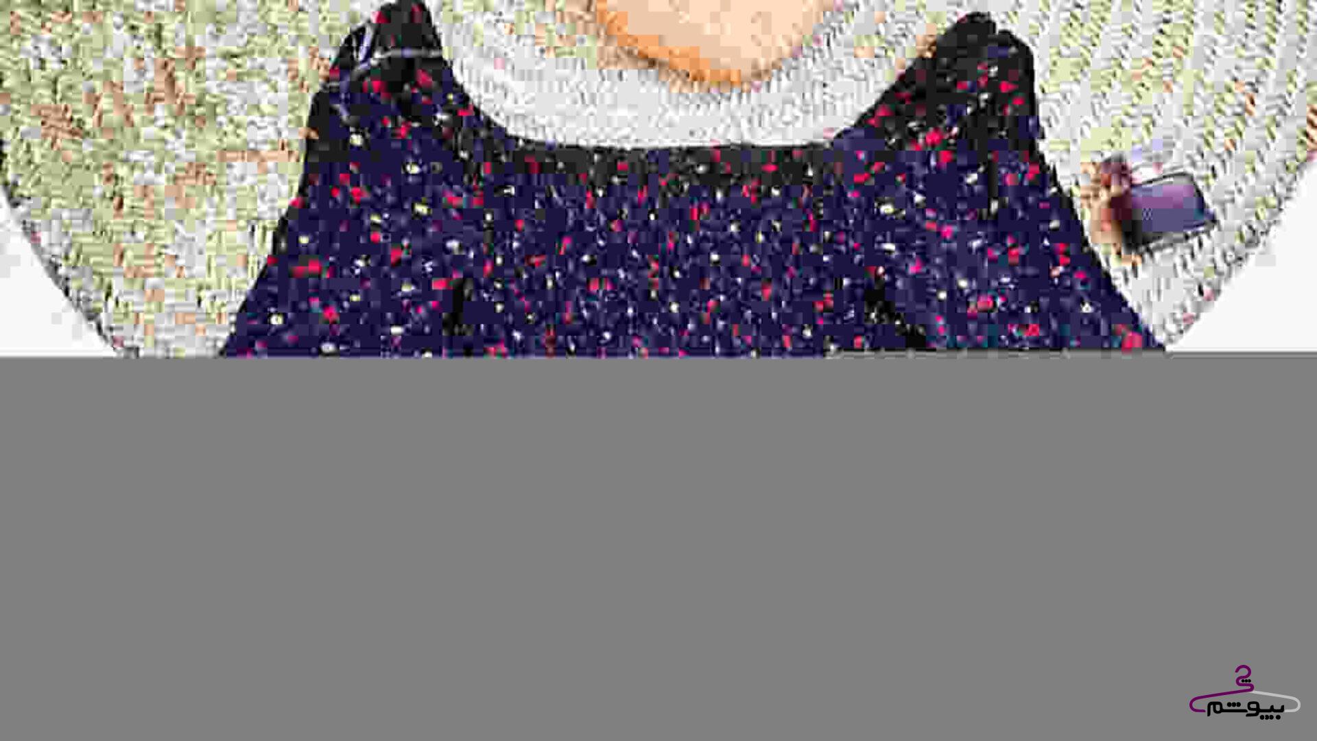 شومیز گلگلی آستین پفکی کد 239